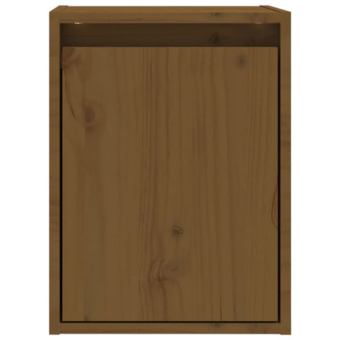 vidaXL Wall Cabinet Honey Brown 30x30x40 cm Solid Wood Pine