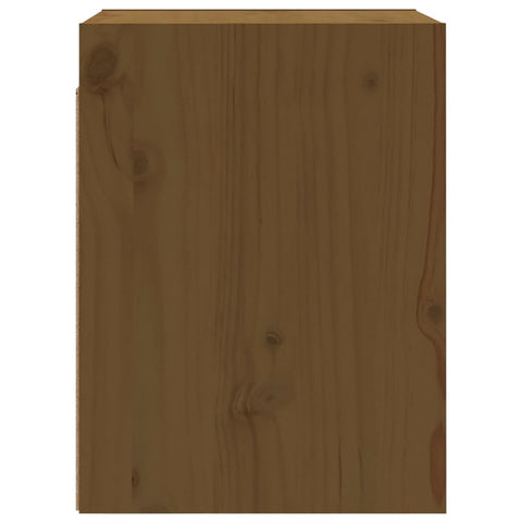 vidaXL Wall Cabinet Honey Brown 30x30x40 cm Solid Wood Pine