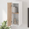 vidaXL Wall Cabinet White 30x30x80 cm Solid Wood Pine