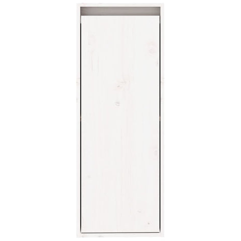 vidaXL Wall Cabinet White 30x30x80 cm Solid Wood Pine