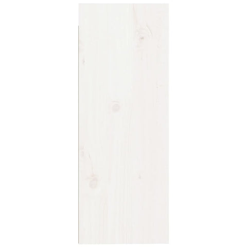 vidaXL Wall Cabinet White 30x30x80 cm Solid Wood Pine