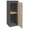 vidaXL Wall Cabinet Grey 30x30x80 cm Solid Wood Pine