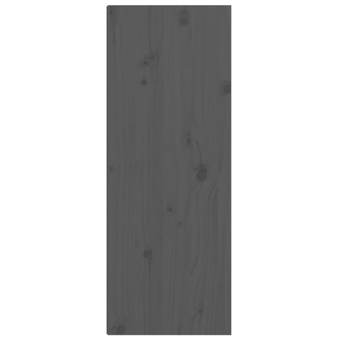 vidaXL Wall Cabinet Grey 30x30x80 cm Solid Wood Pine