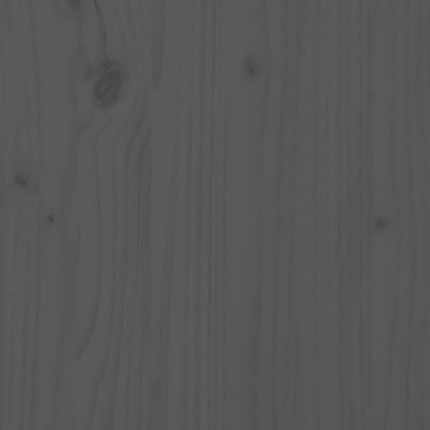 vidaXL Wall Cabinet Grey 30x30x80 cm Solid Wood Pine