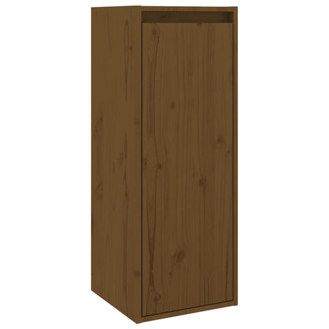 vidaXL Wall Cabinets 2 pcs Honey Brown 30x30x80 cm Solid Wood Pine