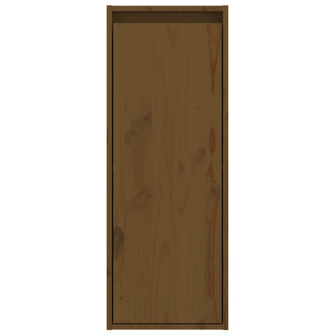vidaXL Wall Cabinets 2 pcs Honey Brown 30x30x80 cm Solid Wood Pine