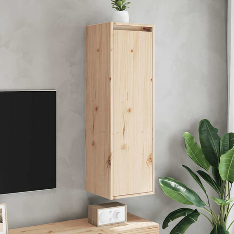 vidaXL Wall Cabinet 30x30x100 cm Solid Pinewood