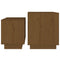 vidaXL Nesting Coffee Tables 2 pcs Honey Brown Solid Wood Pine