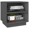 vidaXL Bedside Cabinets 2 pcs Grey 40x34x40 cm Solid Wood Pine