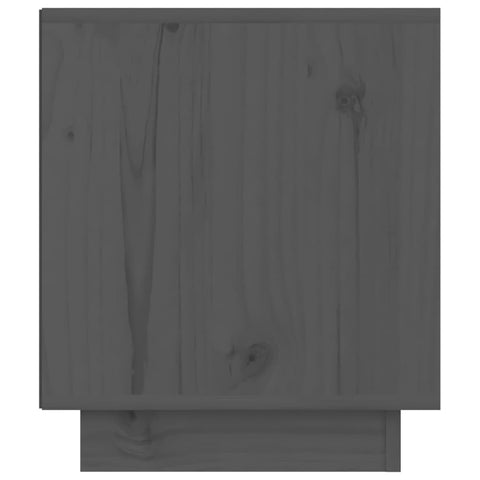 vidaXL Bedside Cabinets 2 pcs Grey 40x34x40 cm Solid Wood Pine