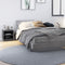 vidaXL Bedside Cabinets 2 pcs Grey 40x34x40 cm Solid Wood Pine