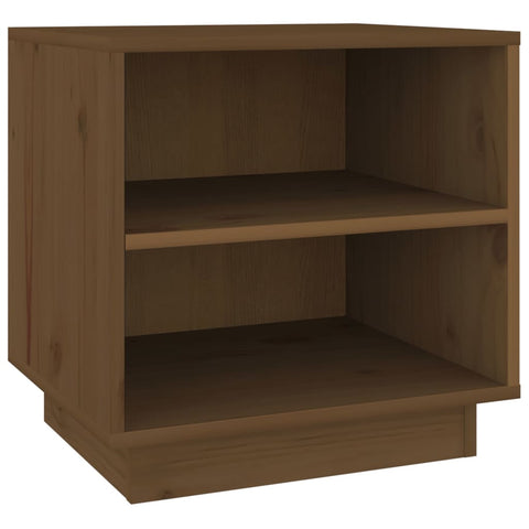 vidaXL Bedside Cabinet Honey Brown 40x34x40 cm Solid Wood Pine