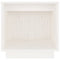 vidaXL Bedside Cabinet White 40x30x40 cm Solid Wood Pine
