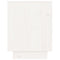 vidaXL Bedside Cabinet White 40x30x40 cm Solid Wood Pine
