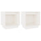 vidaXL Bedside Cabinets 2 pcs White 40x30x40 cm Solid Wood Pine