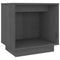 vidaXL Bedside Cabinet Grey 40x30x40 cm Solid Wood Pine