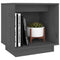 vidaXL Bedside Cabinet Grey 40x30x40 cm Solid Wood Pine