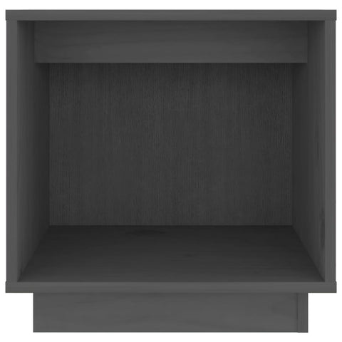 vidaXL Bedside Cabinet Grey 40x30x40 cm Solid Wood Pine