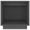 vidaXL Bedside Cabinet Grey 40x30x40 cm Solid Wood Pine
