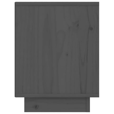 vidaXL Bedside Cabinet Grey 40x30x40 cm Solid Wood Pine