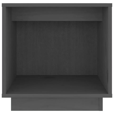 vidaXL Bedside Cabinets 2 pcs Grey 40x30x40 cm Solid Wood Pine