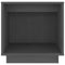 vidaXL Bedside Cabinets 2 pcs Grey 40x30x40 cm Solid Wood Pine