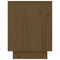vidaXL Bedside Cabinet Honey Brown 40x30x40 cm Solid Wood Pine