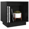 vidaXL Bedside Cabinets 2 pcs Black 40x30x40 cm Solid Wood Pine