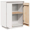 vidaXL Sideboard White 60x34x75 cm Solid Wood Pine