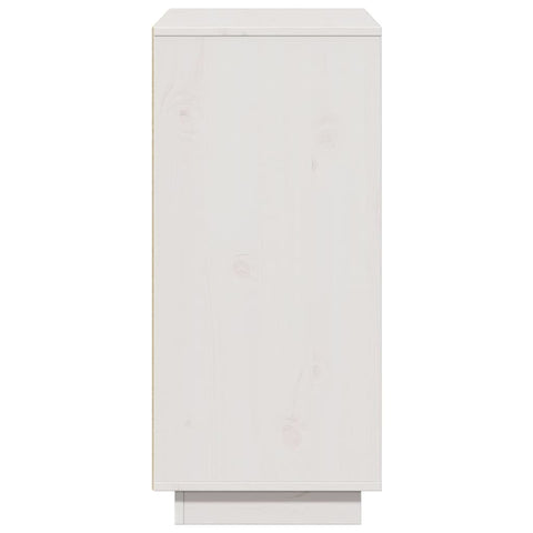 vidaXL Sideboard White 60x34x75 cm Solid Wood Pine