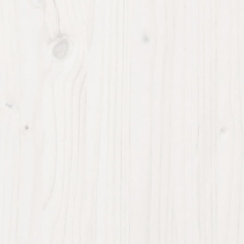 vidaXL Sideboard White 60x34x75 cm Solid Wood Pine