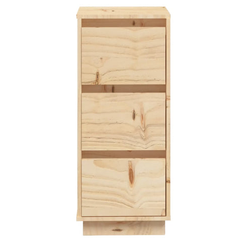 vidaXL Sideboards 2 pcs 32x34x75 cm Solid Wood Pine