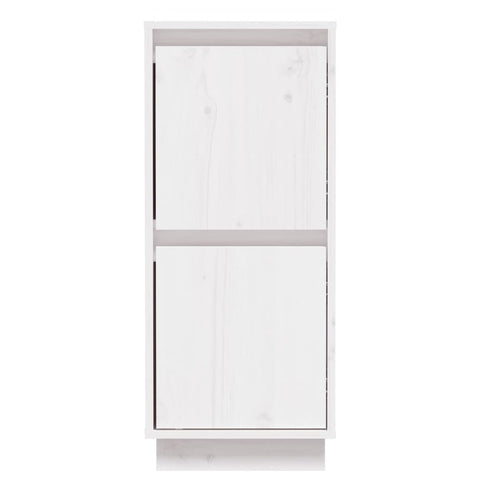 vidaXL Sideboards 2 pcs White 31.5x34x75 cm Solid Wood Pine