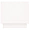 vidaXL Bedside Cabinet White 35x34x32 cm Solid Wood Pine