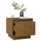 vidaXL Bedside Cabinet Honey Brown 35x34x32 cm Solid Wood Pine