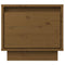 vidaXL Bedside Cabinet Honey Brown 35x34x32 cm Solid Wood Pine