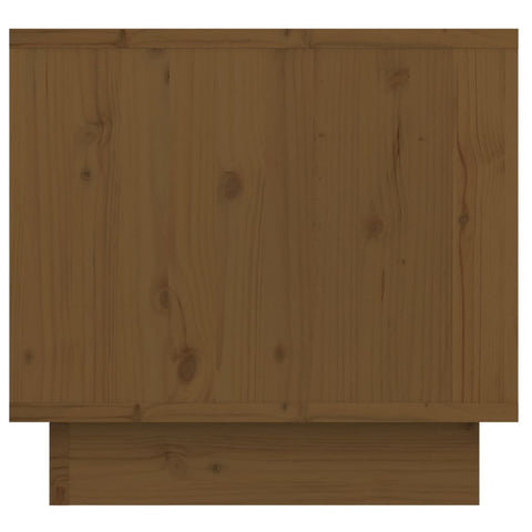 vidaXL Bedside Cabinet Honey Brown 35x34x32 cm Solid Wood Pine