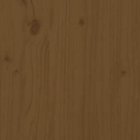 vidaXL Bedside Cabinet Honey Brown 35x34x32 cm Solid Wood Pine