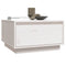 vidaXL Coffee Table White 55x56x32 cm Solid Wood Pine