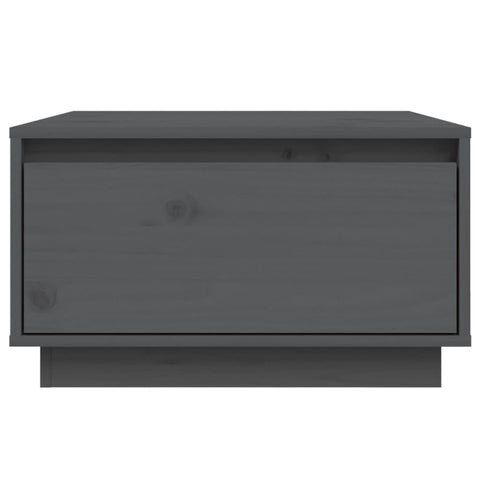 vidaXL Coffee Table Grey 55x56x32 cm Solid Wood Pine