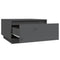 vidaXL Coffee Table Grey 55x56x32 cm Solid Wood Pine