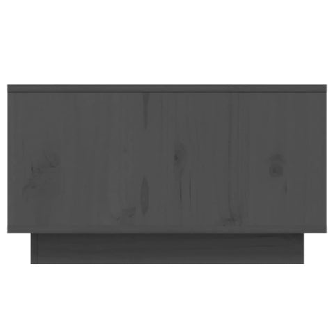 vidaXL Coffee Table Grey 55x56x32 cm Solid Wood Pine
