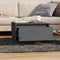 vidaXL Coffee Table Grey 55x56x32 cm Solid Wood Pine
