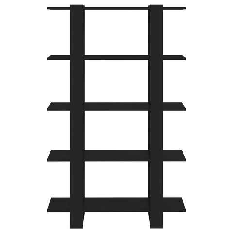 vidaXL Book Cabinet/Room Divider Black 100x30x160 cm