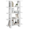 vidaXL Book Cabinet/Room Divider High Gloss White 100x30x160 cm