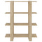 vidaXL Book Cabinet/Room Divider Sonoma Oak 100x30x123.5 cm