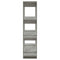 vidaXL Book Cabinet/Room Divider Concrete Grey 100x30x123.5 cm