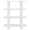 vidaXL Book Cabinet/Room Divider High Gloss White 100x30x123.5 cm