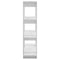 vidaXL Book Cabinet/Room Divider High Gloss White 100x30x123.5 cm