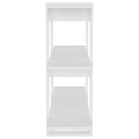 vidaXL Book Cabinet/Room Divider White 100x30x87 cm